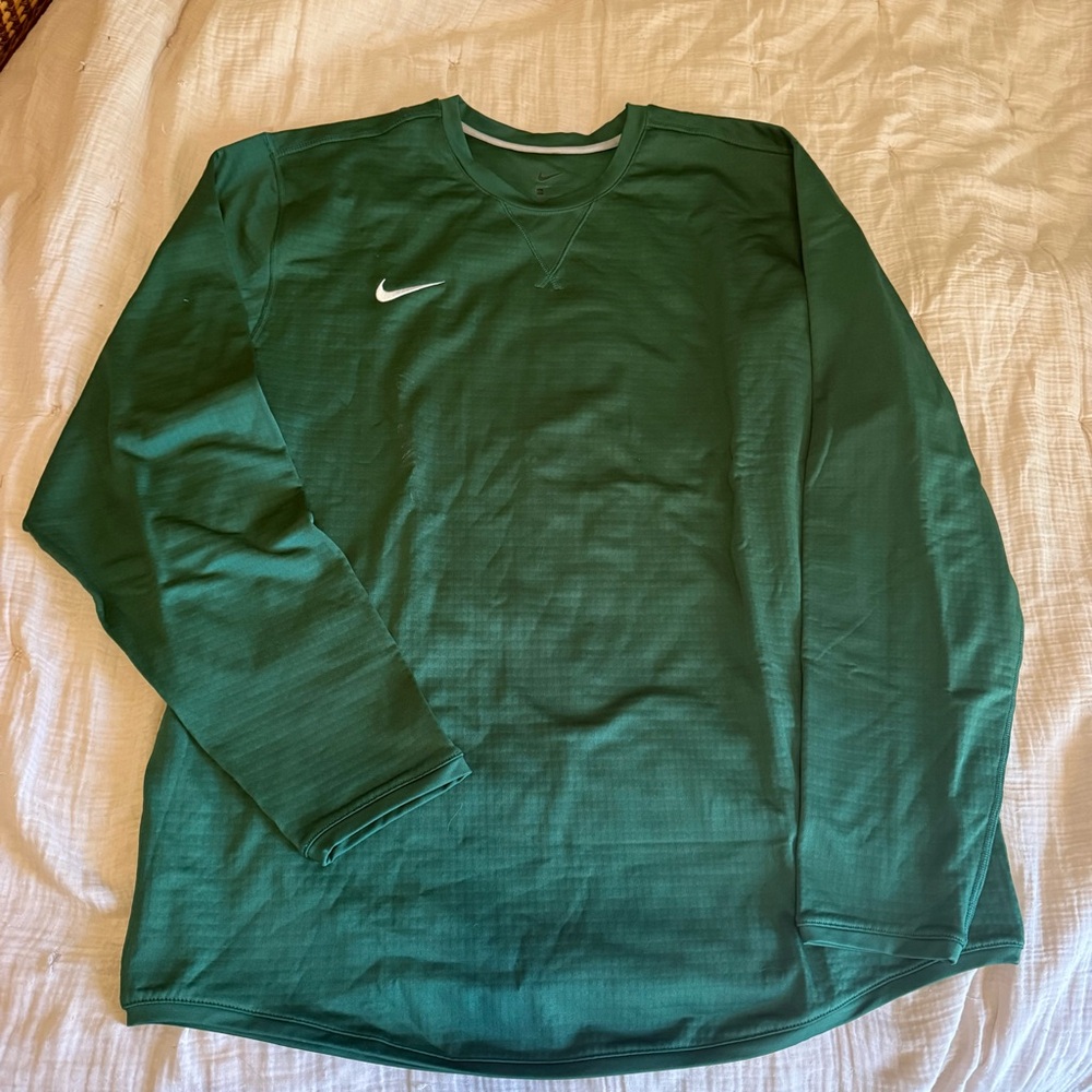 Nike XXL NWT Men's Forest Green Long Sleeve Tee